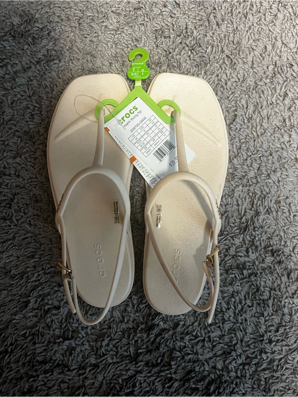CROCS Miami sandal Womens Beige
